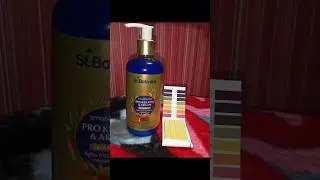 St.Botanica shampoo pH test💦 good or bad?🤔  #ytshort #shorts #short #yt #shortfeed