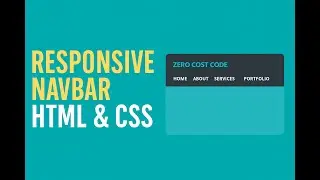 Animated Navbar with HTML & CSS | Beginner-Friendly Guide/How to Make a Navbar in HTML | Web Design