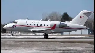 Canforce 1 (Justin Trudeau) Arrival and Departure - Trois-Rivi&egrave;res (YRQ)