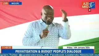 “When You Privatize These Public Corporations, Locals Must Get Jobs!” — MCA George to CS Mbadi