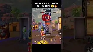 Best 1v4 Clutch Ever Witnessed! 😱🔥 #foryou  #foryoupage  #freefire  #freefireshorts