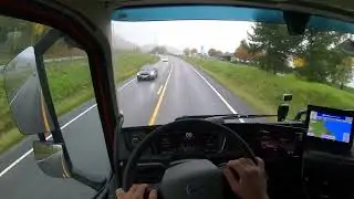 #POV Driving Truck Volvo FH 500 4K - Norway Lillehammer