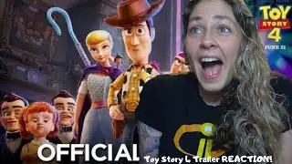 Toy Story 4 Official Trailer REACTION!