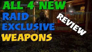 ALL 4 NEW RAID EXCLUSIVE WEAPONS (REVIEW) - Ghost Recon Breakpoint #BreakpointRaid #GhostRecon
