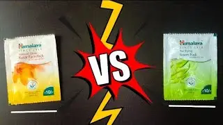 Himalaya purifying neem face pack Vs Himalaya Natural Glow Kesar Face Pack| Best face pack|Face Pack