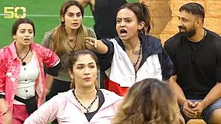 The 50 LIVE | Bhavya Singh Se Hui Rajat Dalal, Chahat Pandey aur Shrutika Arjun Se LADAAYI