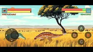 DINOSAURS BATTLE EP2 (ROUND 2) Sarcosuchus vs Ankylosaurus