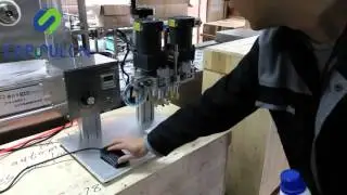 semi automatic pneumatic capping system desktop capper equipment botellas m&aacute;quina de tapado