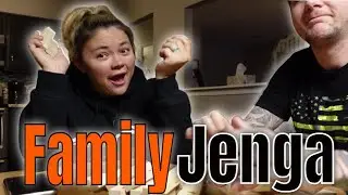 Family Fun | After The Kids Go To Sleep ( Jenga Game ) Family Vloggers