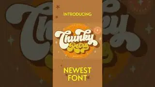 chunkey retro font - Newest Collection  #fontcollection #font #graphicdesign #funky #stylish