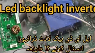 how to install back light led inverter in 42inch led tv#hometechfix