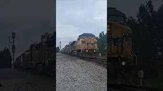 GE/AC44CW/AC4460CW! UP #6787 leads a very fast/long WB UP M-NOEWB30 out of Livonia, Louisiana!!!