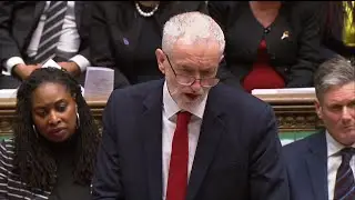 Corbyn calls for a general election after May's Brexit defeat