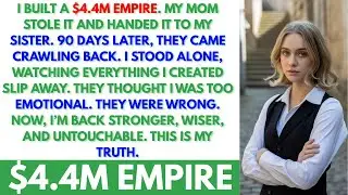 My Mom Stole the $4.4M Empire I Built and Handed It to My Sister — 90 Days .... #Coldhousestoriesyt