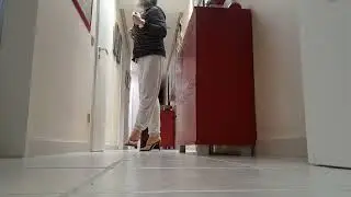 My favorite Highheels when my footlover cream my feet. So confi