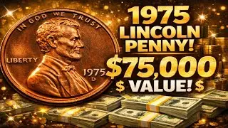 1975 Lincoln Penny Coin /History Details & worth