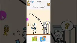 How to escape Stickman Troll- Thief Puzzle Level 6