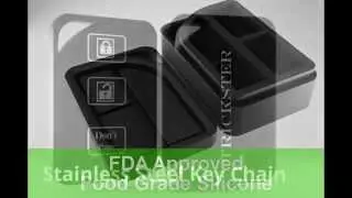 Trickster Key FOB; Stealth Silicone Stash Box