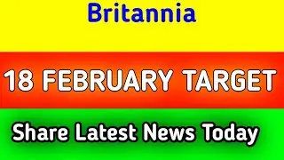 Britannia Share Latest News Today || Britannia Share News Today
