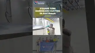 Square tube hardware coating equipment production line#powder #hardware #manufacturing