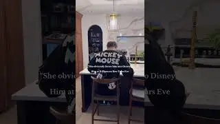 His new spirit jersey and vintage puzzle 🫡 trained well 🤪 #familyvlog #disneyadult