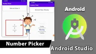 Number picker in android studio | ShawLin number picker | Custom Number picker | #47