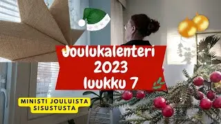 Jouluista sisustusta kotiin/JOULUKALENTERI 2023/Dermosil kalenteri,luukku 7