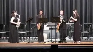 A Study In Contrasts - HS Saxophone Quartet - Sammy Nestico