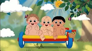Three kids having fun - #KidsCartoon #2DCartoon #BabyKids