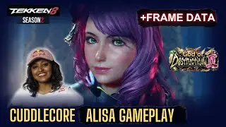 CuddleCore's Alisa: MASTERCLASS in Neutral, Movement & Chainsaws | Tekken 8 Gameplay