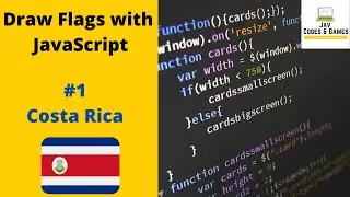 Flag Challenge - Costa Rica - #JavaScript Tutorial -Drawing
