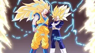 GOKU SSJ 3 vs VEGETA SSJ 3 Teaser | Dragon Ball  Fan animation