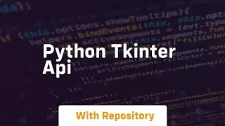 python tkinter api