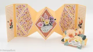 Three-Diamond-Gatefold-Card zu Muttertag/Vatertag mit Stampin'Up!® - FunFoldCard