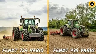 [ FENDT 724 VARIO con SOLA semina - FENDT 939 VARIO con erpice rotante maschio gaspardo  ] 2022