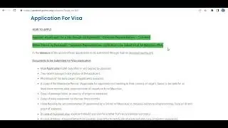 How To Apply Tourist Visa Of Mauritius Step By Step Full Information
