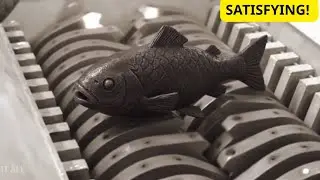 Satisfying Metal Shredding! Industrial Crusher Destroys Everything