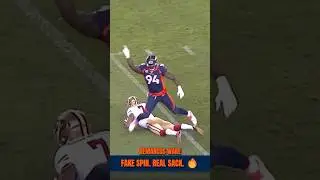 DeMarcus Ware&rsquo;s NASTY Fake Spin Sack vs 49ers!