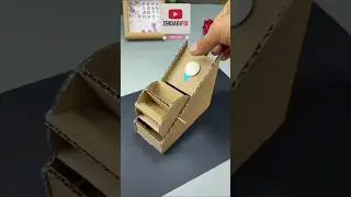 DIY Token Machine 🎮💰 | Paper ATM & Game Token Collector #shorts #diy #lifehack #craft #viral