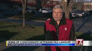 Sons of Confederate Veterans sues battle flag removed from license plates