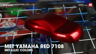 TUTORIAL PENGECATAN WARNA MERAH METALIK YAMAHA RED 7108 BY SHOGUN Z