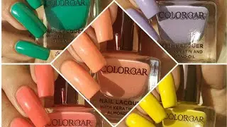 Colorbar 1001 Shades Of Love Nail Polish Live Swatches And Review!!! 💅💅💅