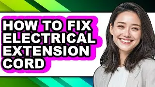How to Fix Electrical Extension Cord (only Way)
