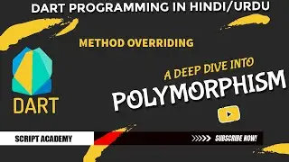 Polymorphism - function overriding in Dart Lec#16 | hindi/urdu Tutorial