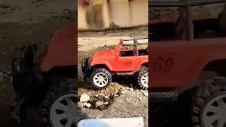 RC Car Jeep Wrangler extreme mud rough off-road drive heavy torque speed power #automobile