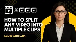 How to Split Any Video into Multiple Clips | Fast FFmpeg Tutorial for Beginners