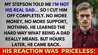 My Stepson Said I&rsquo;m Not His Real Dad, So I Cut Him Off His Reaction Was Priceless