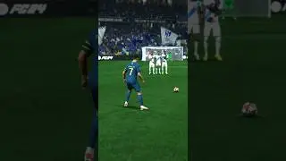 King of Freekick #ronaldo #shorts #eafc24 #ronaldofreekick