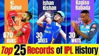 Top 25 Unbreakable records of IPL from 2008 to 2021.