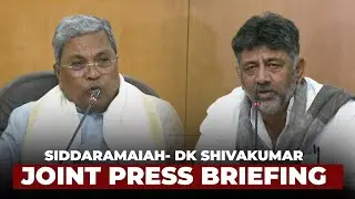 LIVE: Karnataka CM Siddaramaiah and Deputy CM DK Shivakumar hold joint press briefing in Bengaluru